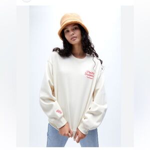 Pacific Sunwear Los Angeles size Small cream color sweatshirt. {285}